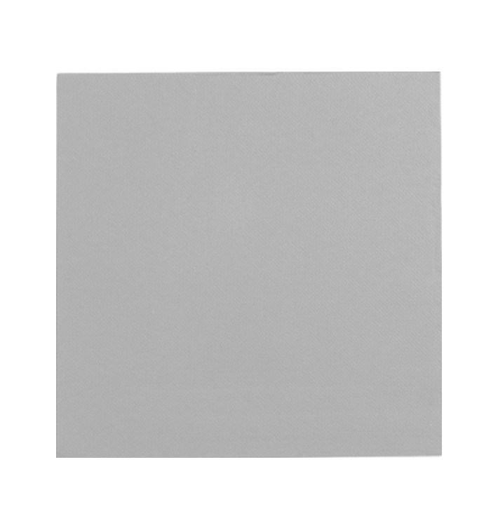 Servilleta Papel Punta Punta 25x25cm Gris (1400 Uds)