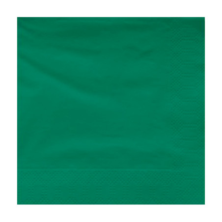 Servilleta Papel Cenefa Verde 40x40cm (50 Uds)