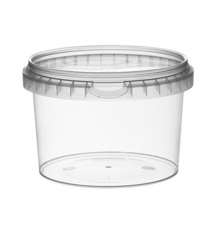 Envase Plastico con Tapa Inviolable 565 ml Ø11,8 (264 Uds)