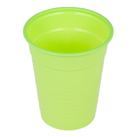 Vaso de Plastico PS Verde Lima 200ml Ø7cm (50 Uds)