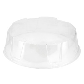 Tapa para Envase Tarta APET Transparente Ø20x6cm (35 Uds)