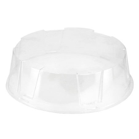 Tapa para Envase Tarta APET Transparente Ø20x6cm (35 Uds)