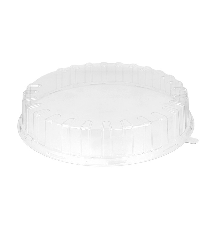 Tapa para Envase Tarta APET Transparente Ø31x6cm (15 Uds)