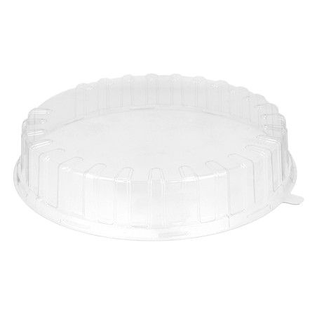 Tapa para Envase Tarta APET Transparente Ø31x6cm (15 Uds)