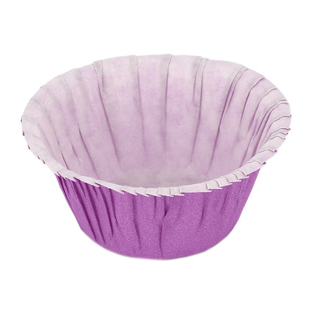 Cápsulas para Cupcakes 4,9x3,8x7,5cm Violeta (500 Uds)