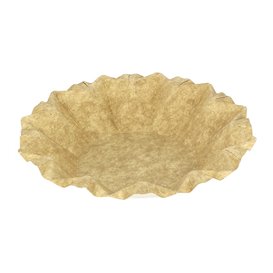 Plato Hondo de Cartón Kraft "Flower" Ø16cm 245g/m² (800 Uds)