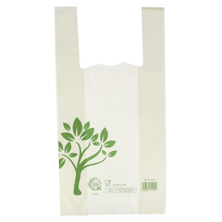 Bolsa Camiseta Home Compost “Be Eco!” 30x40cm G70 (2.000 Uds)