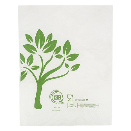 Bolsa Mercado Home Compost “Be Eco!” 23x30,5cm G48 (100 Uds)