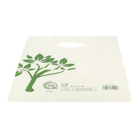 Bolsa Asa Troquelada Home Compost “Be Eco!” 30x40cm (3.000 Uds)