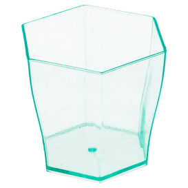 Vaso Hexagonal Degustacion "Water Green" 60ml (864 Uds)