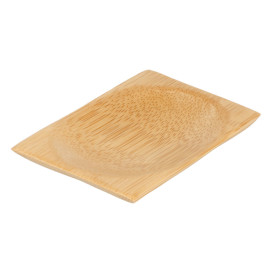 Plato Degustacion de Bambu 6x8cm (50 Uds)