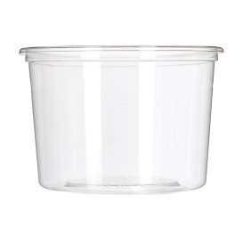 Tarrina Compostable PLA Transparente 480ml (600 Uds)