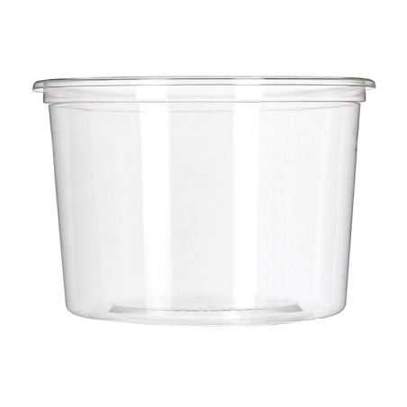 Tarrina Compostable PLA Transparente 480ml (500 Uds)