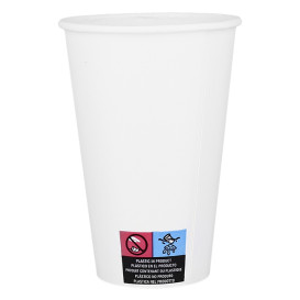 Vaso Cartón ECO 12 Oz/360ml Blanco Ø8cm (1.000 Uds)