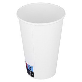 Vaso Cartón ECO 12 Oz/360ml Blanco Ø8cm (1.000 Uds)