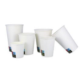 Vaso Cartón ECO 12 Oz/360ml Blanco Ø8cm (1.000 Uds)