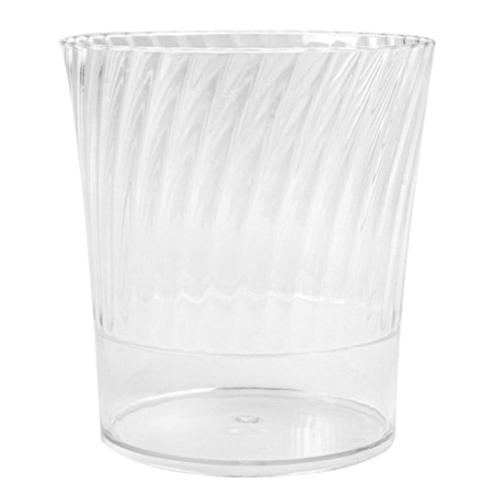 Vaso Plástico Degustación Reutilizable Transparente 165ml Ø6,5x7,1cm (12 Uds)