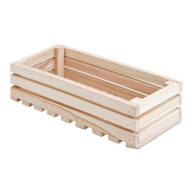 Caja para Presentación de Madera 21,6x10,2x6cm (30 Uds)