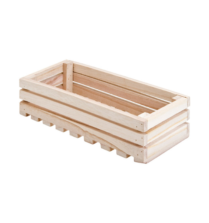 Caja para Presentación de Madera 21,6x10,2x6cm (30 Uds)