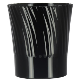 Vaso Plastico Degustacion Negro 165ml (12 Uds)