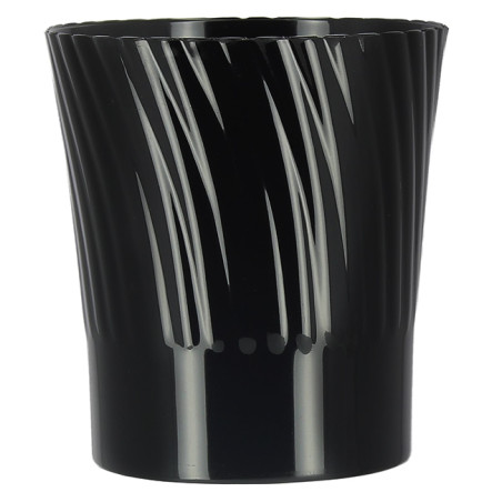 Vaso Plástico Degustación Negro 165ml (12 Uds)