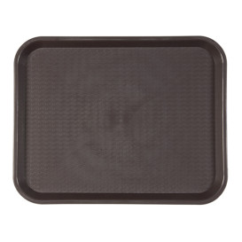 Bandeja de Plastico Fast Food Chocolate 30,4x41,4cm (24 Uds)