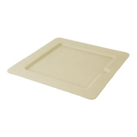 Plato Hendidura Caña de Azucar Natural 20cm (200 Uds)