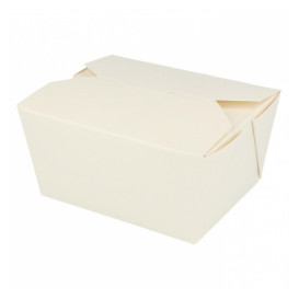 Caja Carton Americana Blanca 11,3x9x6,4cm 780ml (450 Uds)