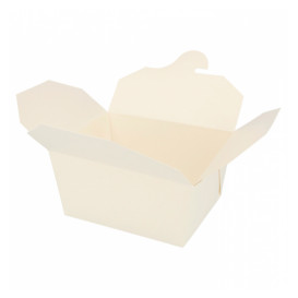 Caja Carton Americana Blanca 11,3x9x6,4cm 780ml (450 Uds)