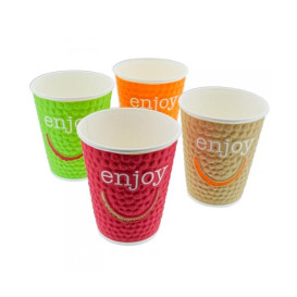 Vaso de Carton Enjoy de 16Oz/495ml (560 Unidades)