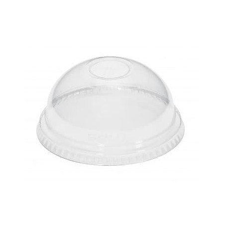 Tapa Cúpula Cerrada PET Cristal Ø8,3cm (100 Uds)