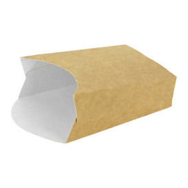 Caja Kraft para Fritas Mediana 8,2x3,5x12,5cm (25 Uds)