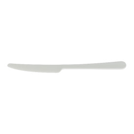 Cuchillo Reutilizable PP Mineral “Gaia” Blanco 197mm (1.200 Uds)