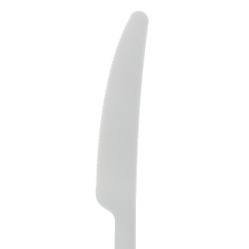 Cuchillo Reutilizable PP Mineral “Gaia” Blanco 197mm (1.200 Uds)