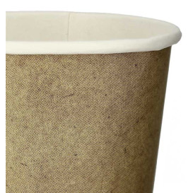 Vaso Cartón 12Oz/360ml Kraft Ø7,5cm (55 Uds)