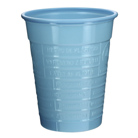 Vaso de Plástico PS Azul Claro 200ml (1.500 Uds)