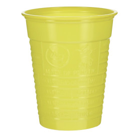 Vaso de Plástico PS Amarillo 200ml Ø7cm (1.500 Uds)