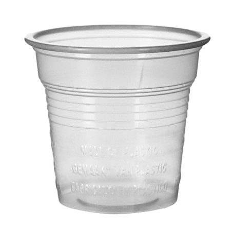 Vaso de Plástico PS Transparente 80ml Ø5,7cm (2.400 Uds)