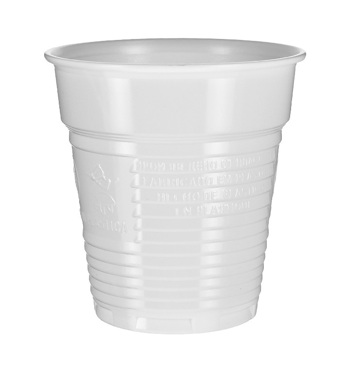 Vaso de Plástico PS Vending Blanco 166ml Ø7,0cm (3.000 Uds)