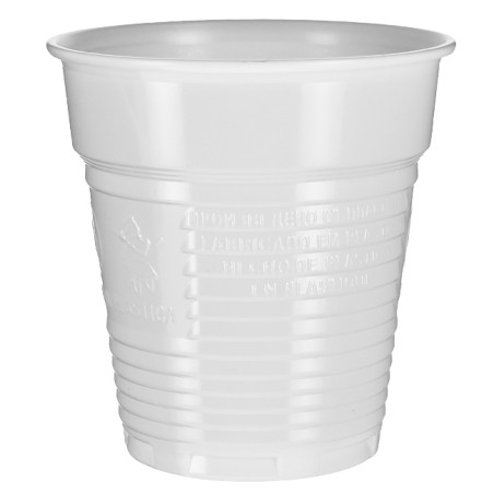 Vaso de Plástico PS Vending Blanco 166ml Ø7,0cm (3.000 Uds)