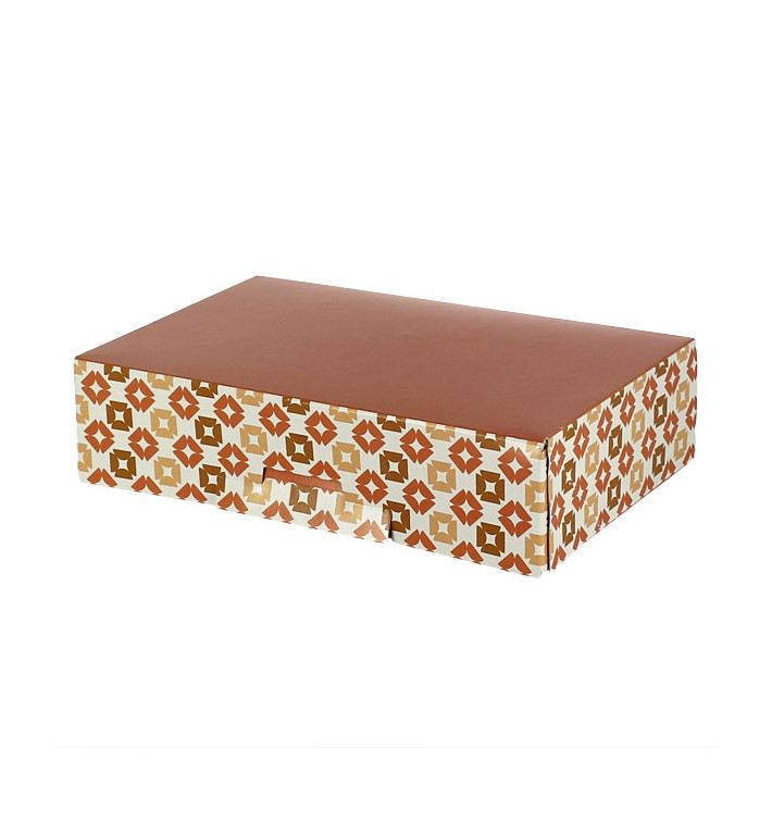 Caja para Dulces y Bombones Coral 17x11,5x4,3cm (600 Uds)