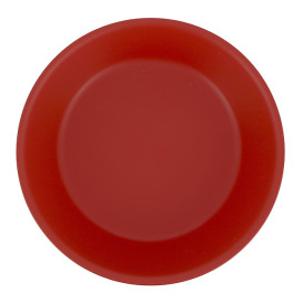 Plato Reutilizable Durable PP Mineral Rojo Ø18cm (54 Uds)