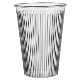 Vaso "Ribbed" PS Transparente 200 ml (25 Unidades)