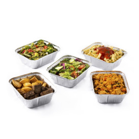 Bandeja Aluminio 24C. 2400ml 325x250x38mm (400 Uds)