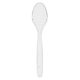 Cucharilla de Plástico PS Reutilizable Transparente 12,5cm (720 Uds)