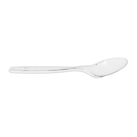 Cucharilla de Plástico PS Reutilizable Transparente 12,5cm (720 Uds)