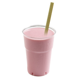 Pajita Recta de Papel Kraft Smoothie Ø8mm 19,7cm (3.000 Uds)