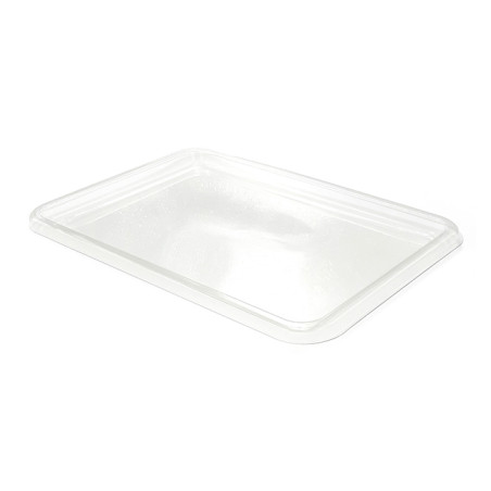 Bandeja Reutilizable rPET Transparente 35x24cm (50 Uds)