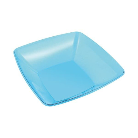 Bol PS Cristal Duro Turquesa 480ml 14x14cm (4 Uds)