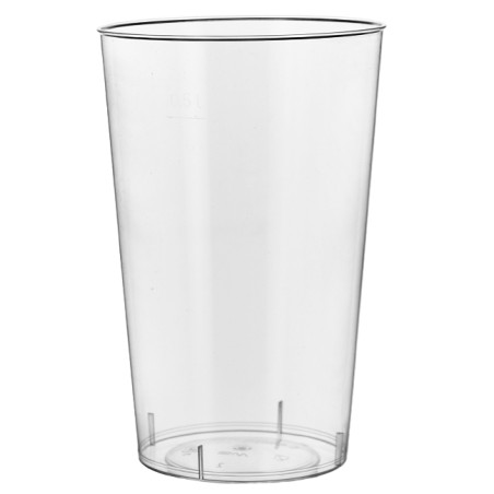 Vaso de Plástico Transparente PS Cristal 600ml (30 Uds)